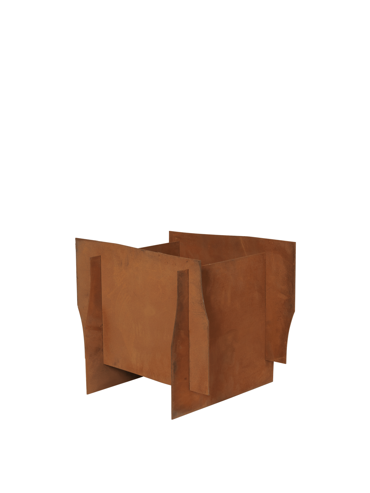 Lapel Planter - Square - Rust