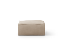 Catena Pouf Rectangular S501 in Rich Linen naturel