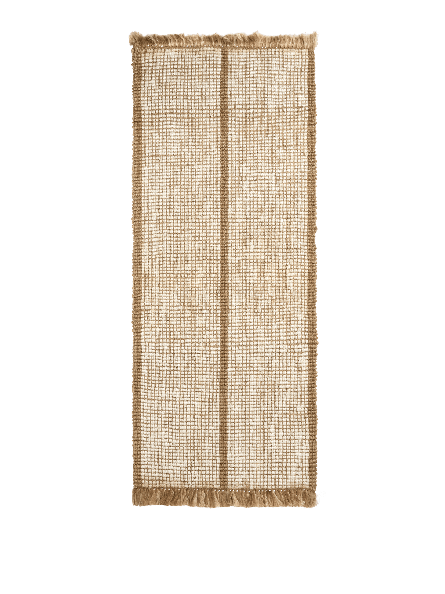 Athens Stripes Runner - Natural/Off-White