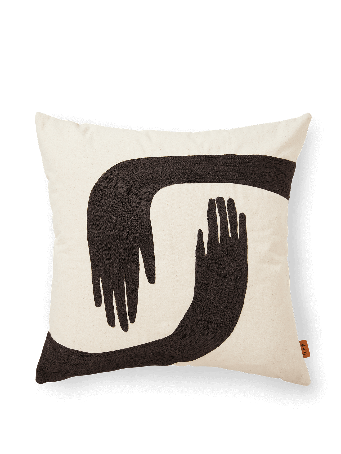 Pose Cushion - Coffee/Undyed