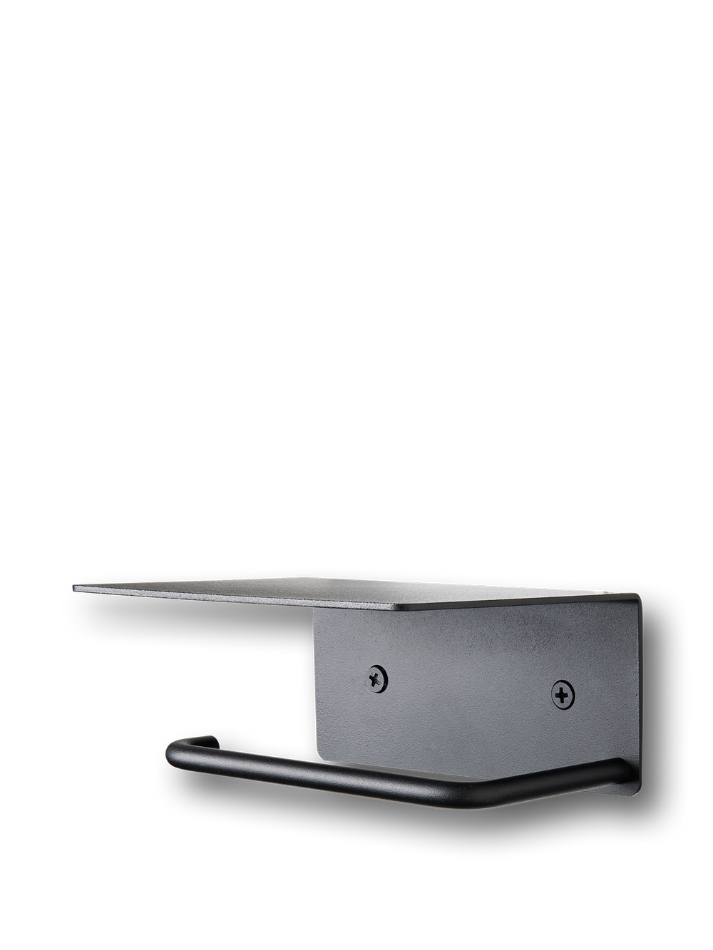 Dora Toilet Paper Holder with Shelf – Black | Ferm Living Dora Toilet Paper Holder with Shelf – Black | Ferm Living