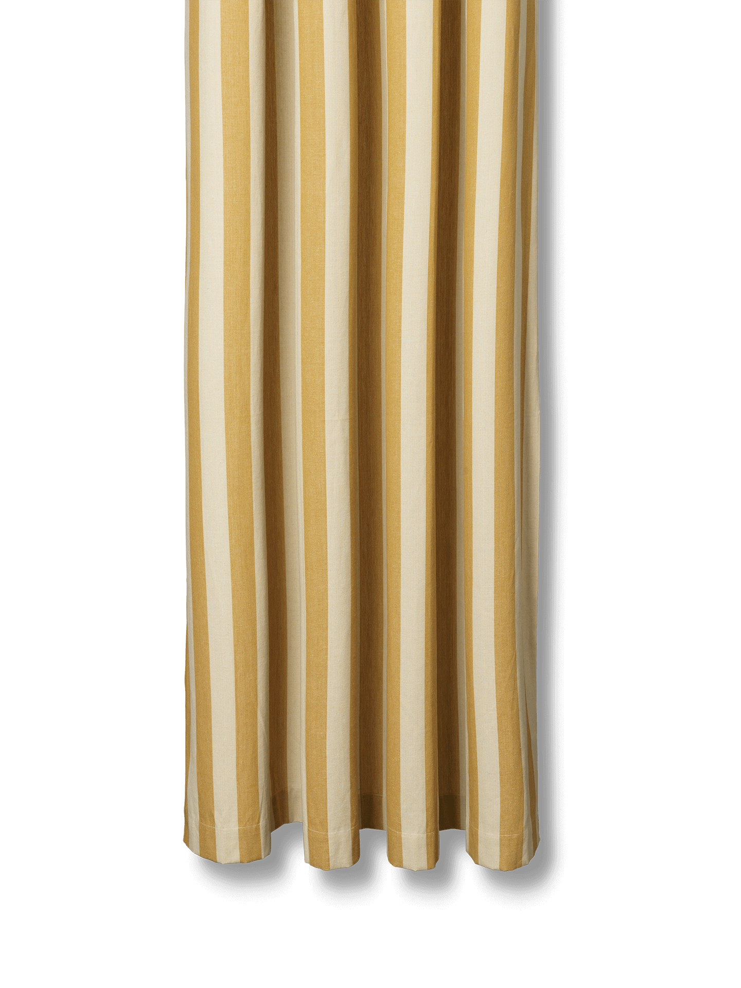 Chambray Shower Curtain - Warm Yellow/Parchment