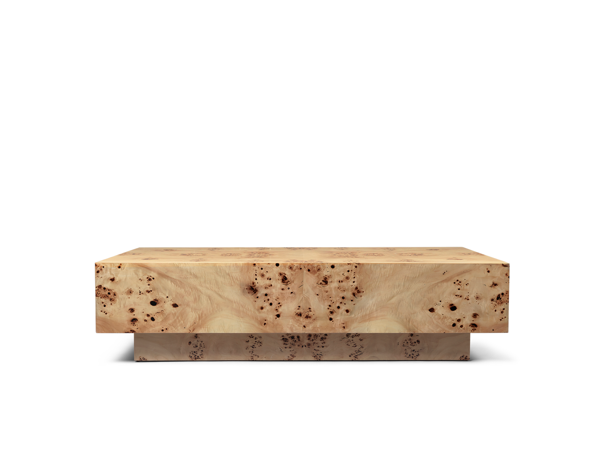 Burl Coffee Table - Natural