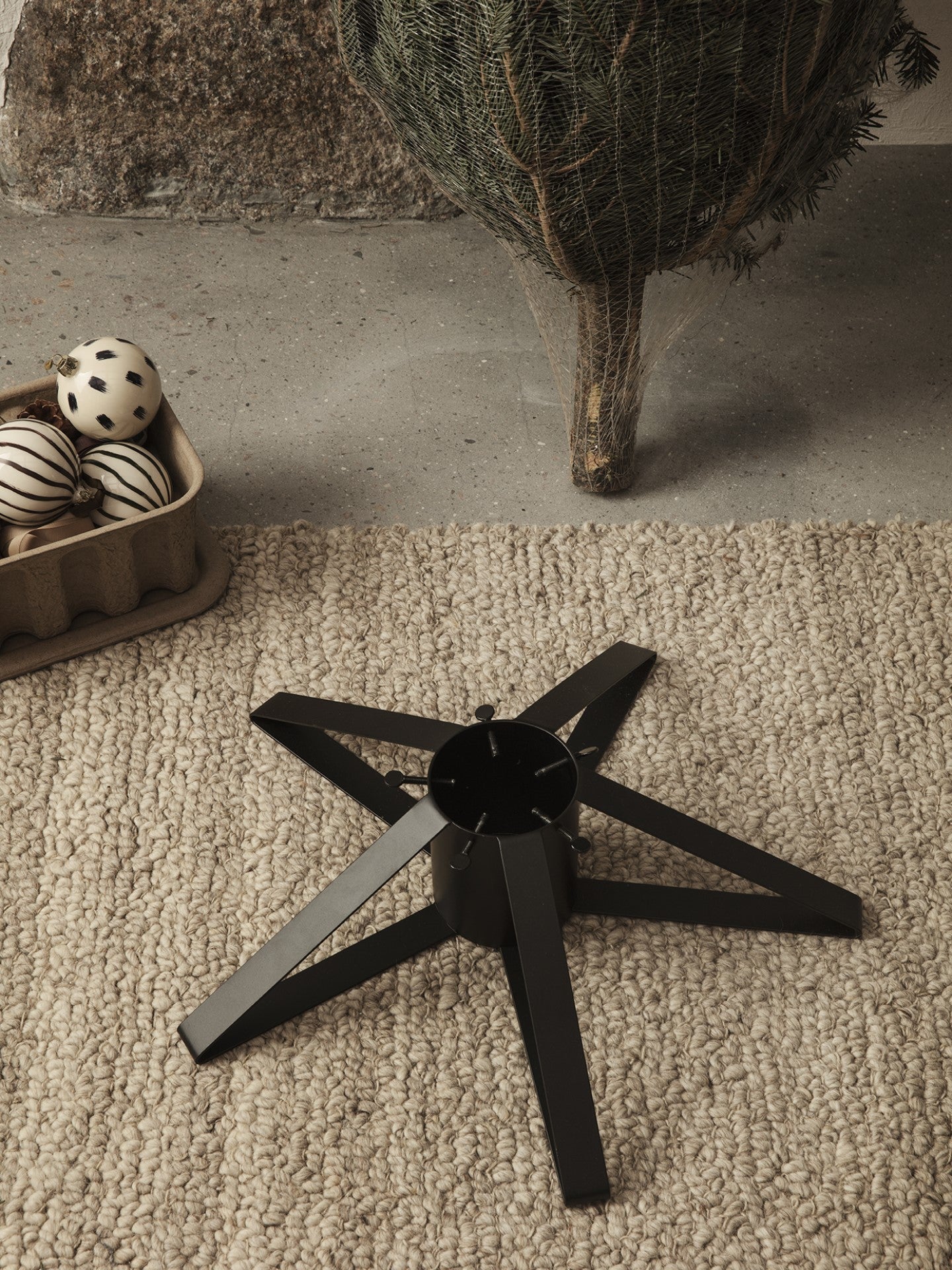 Christmas Tree Foot - Black | Ferm Living