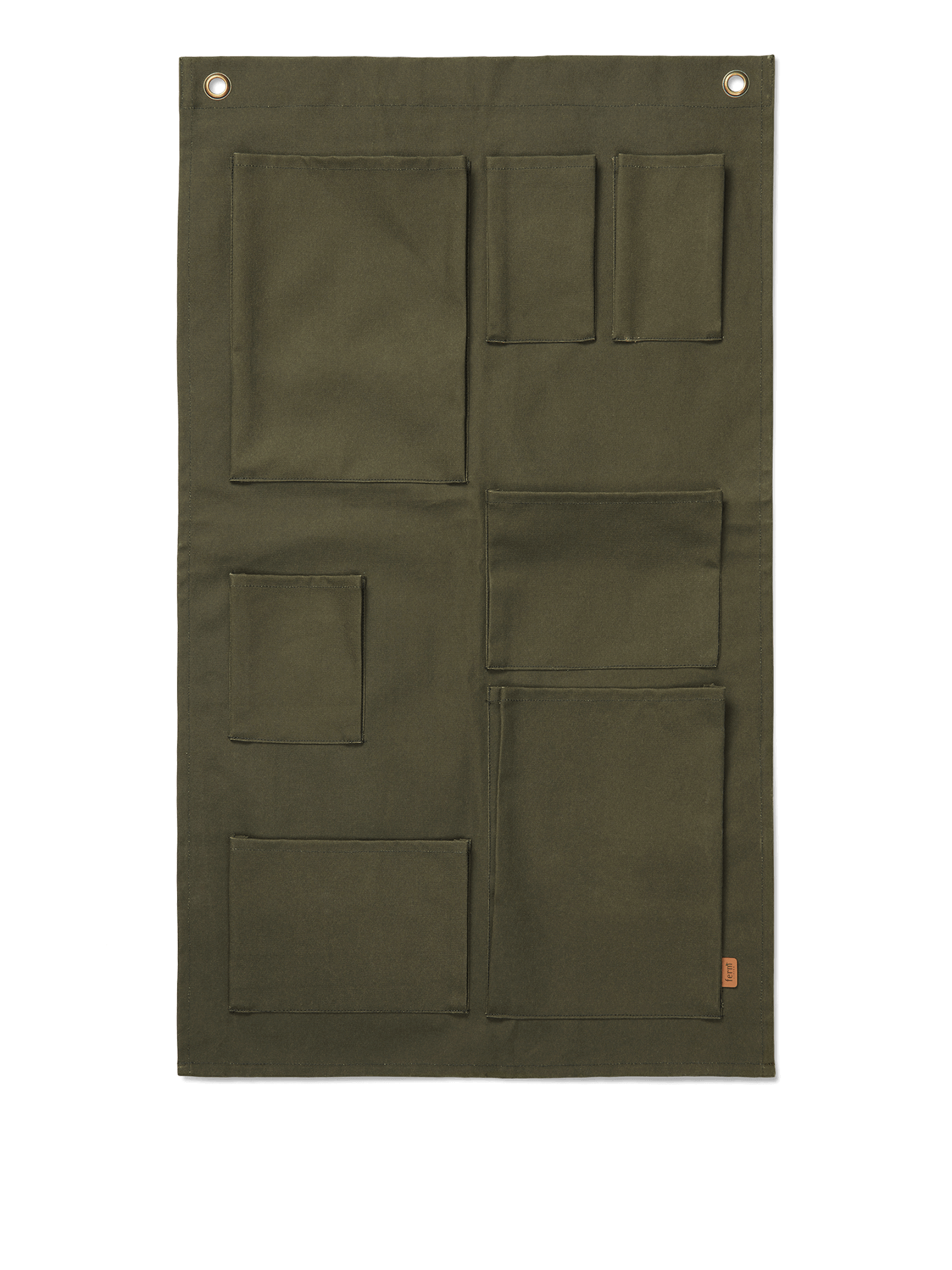 Bark Garden Wall Storage - Olive