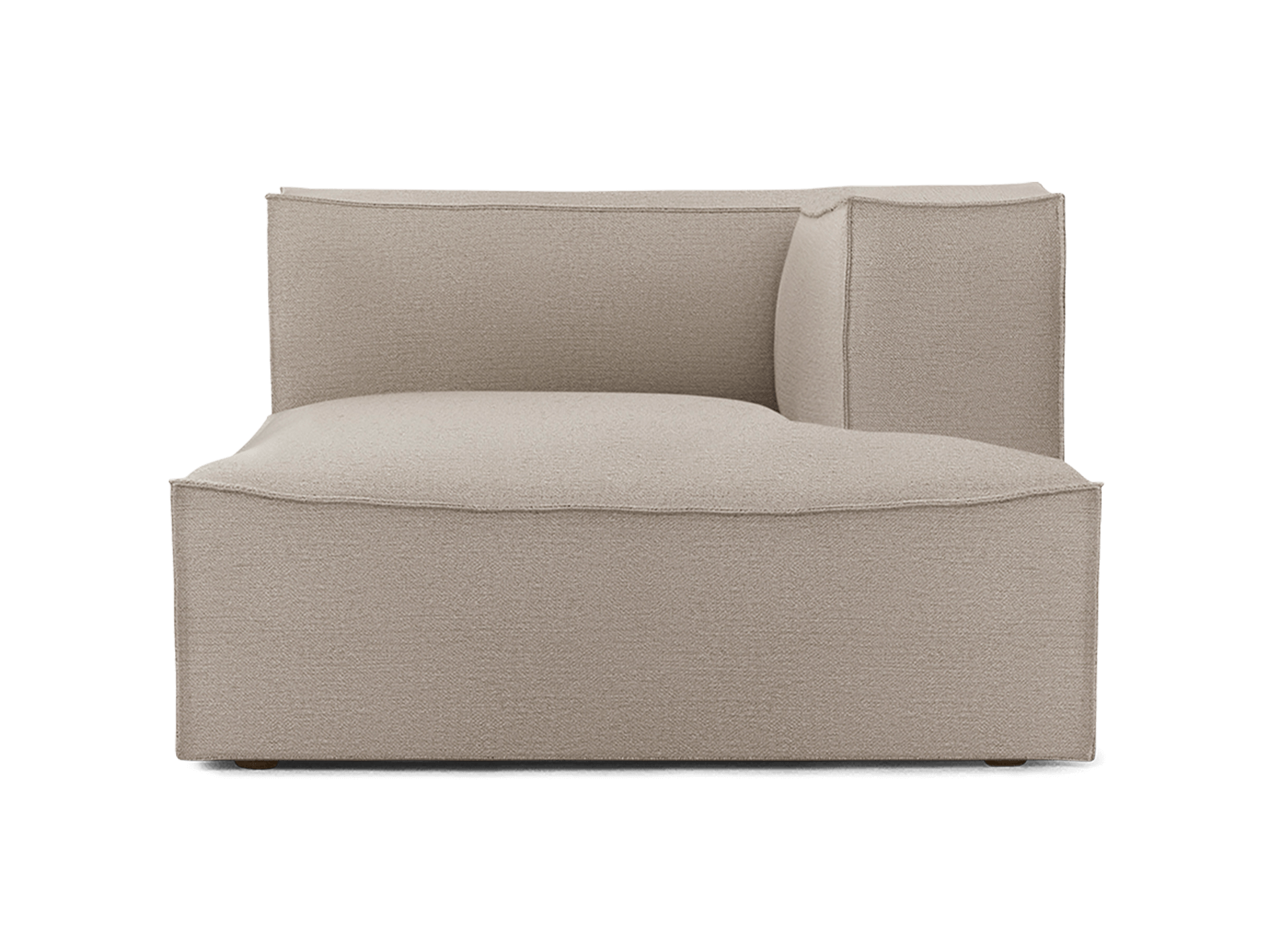Catena Sofa Chaise Longue Right L601 - Cotton Linen - Natural