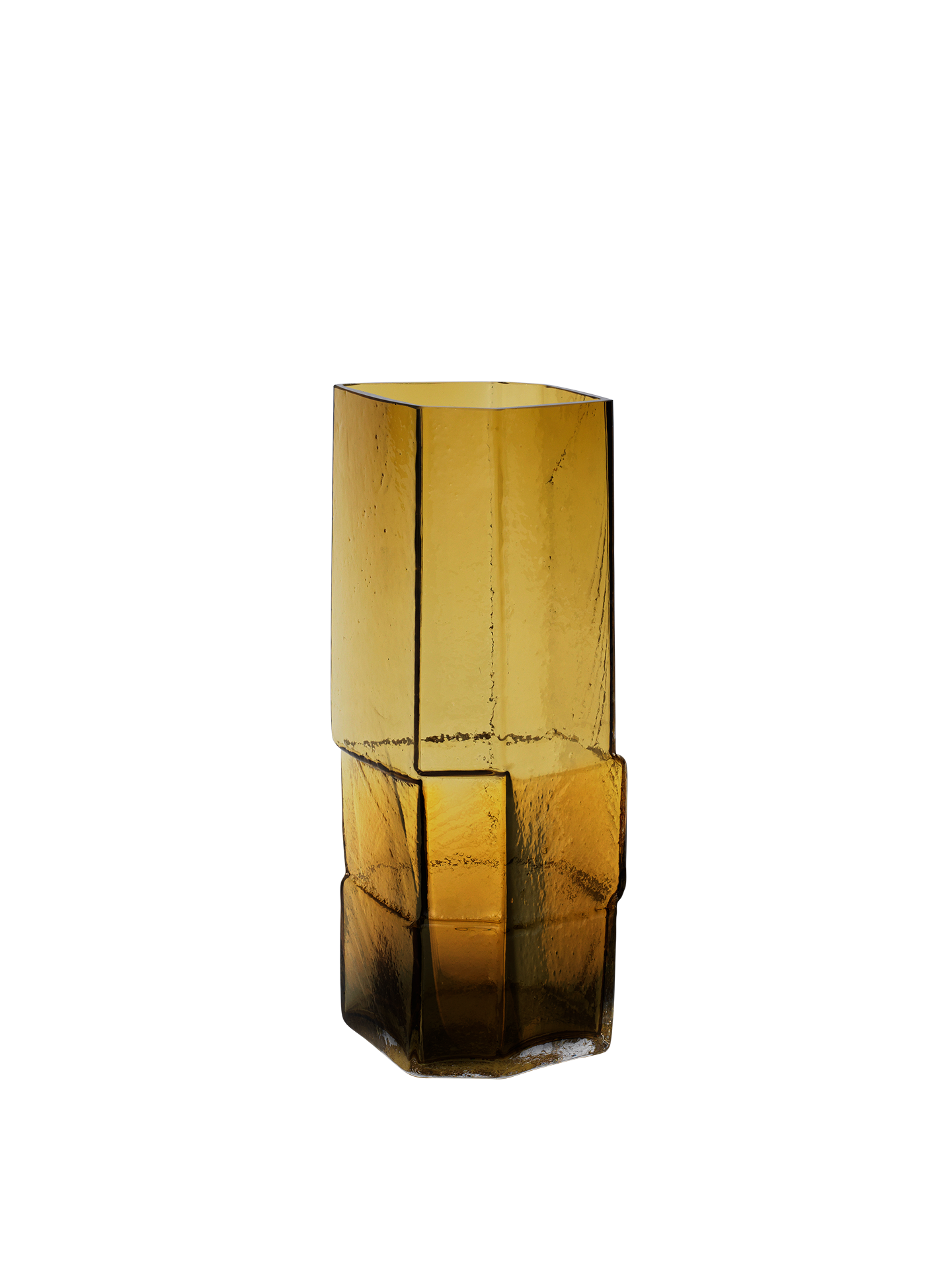 Muro Vase - Medium - Recycled Amber