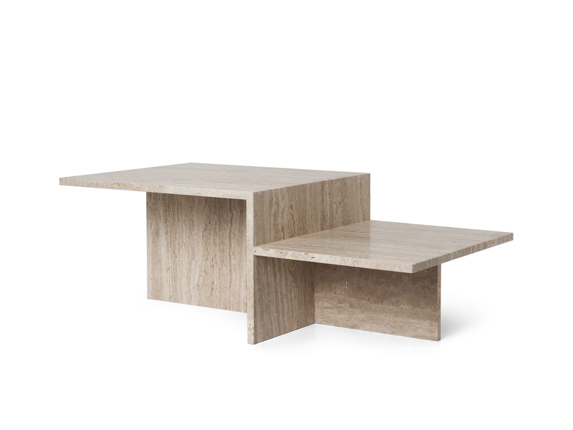 Distinct Coffee Table - Travertine