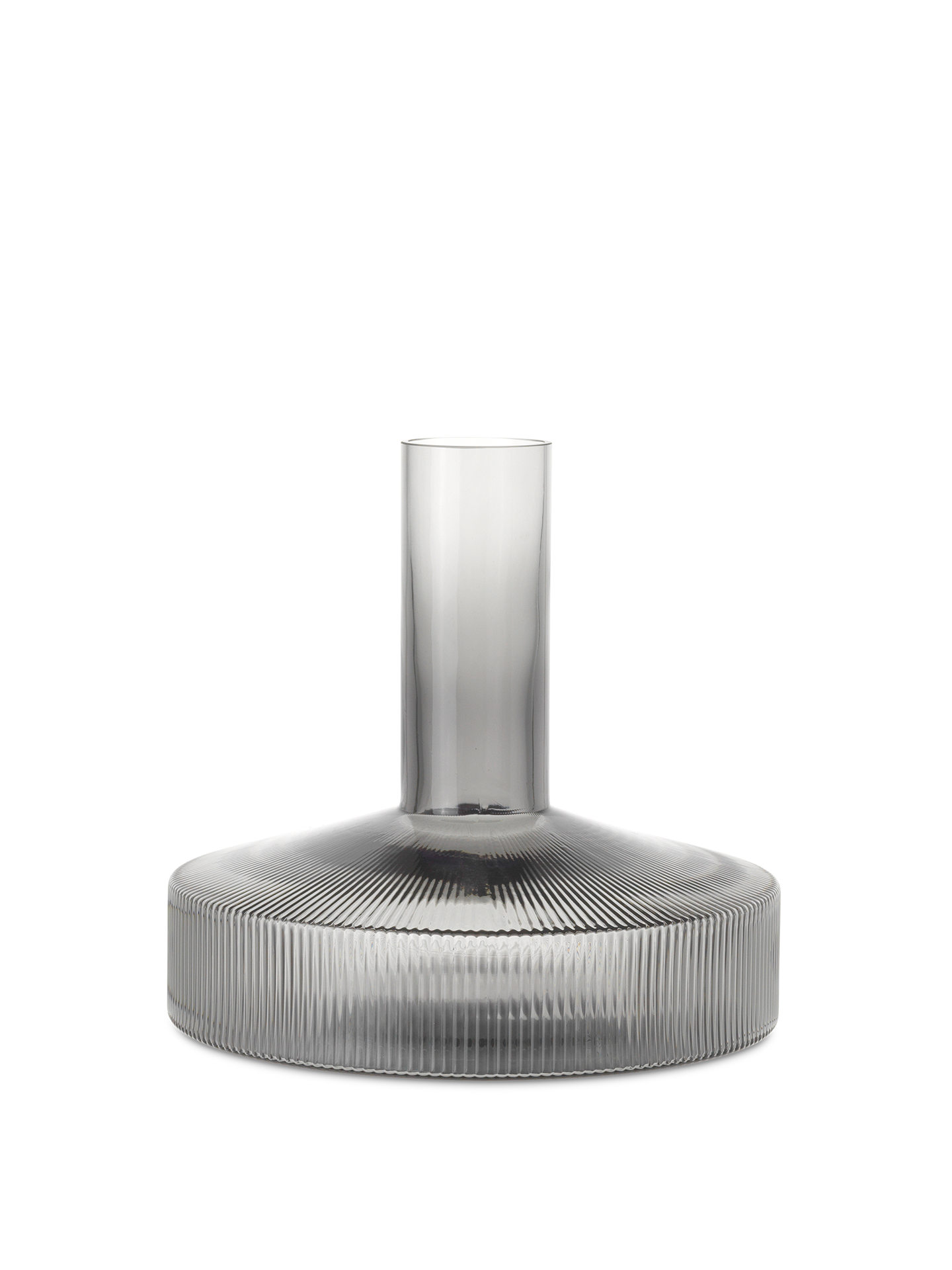 Ripple Wine Carafe - Smoked Grey