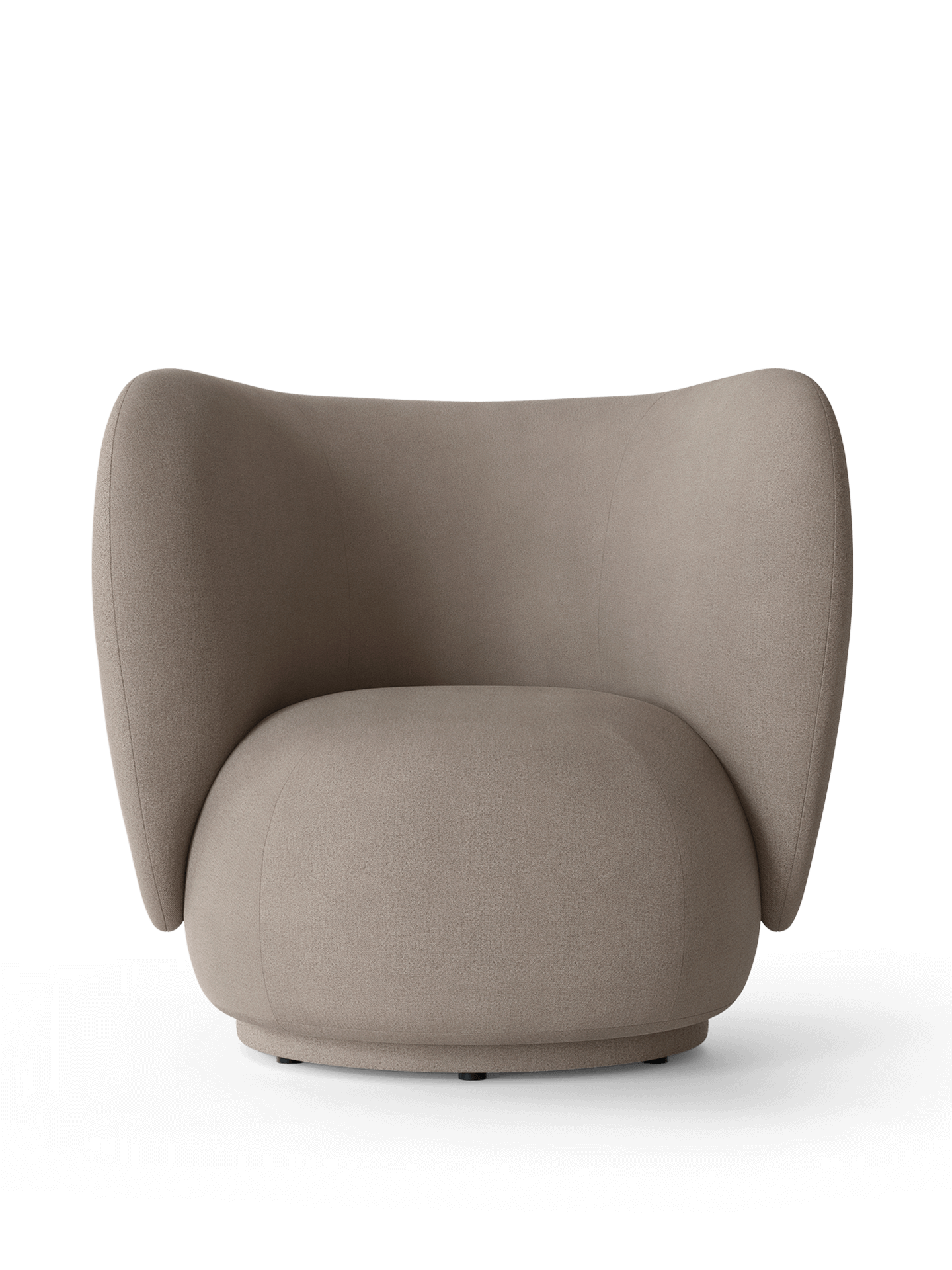 Rico Lounge Chair - Swivel - Brushed - Warm Grey