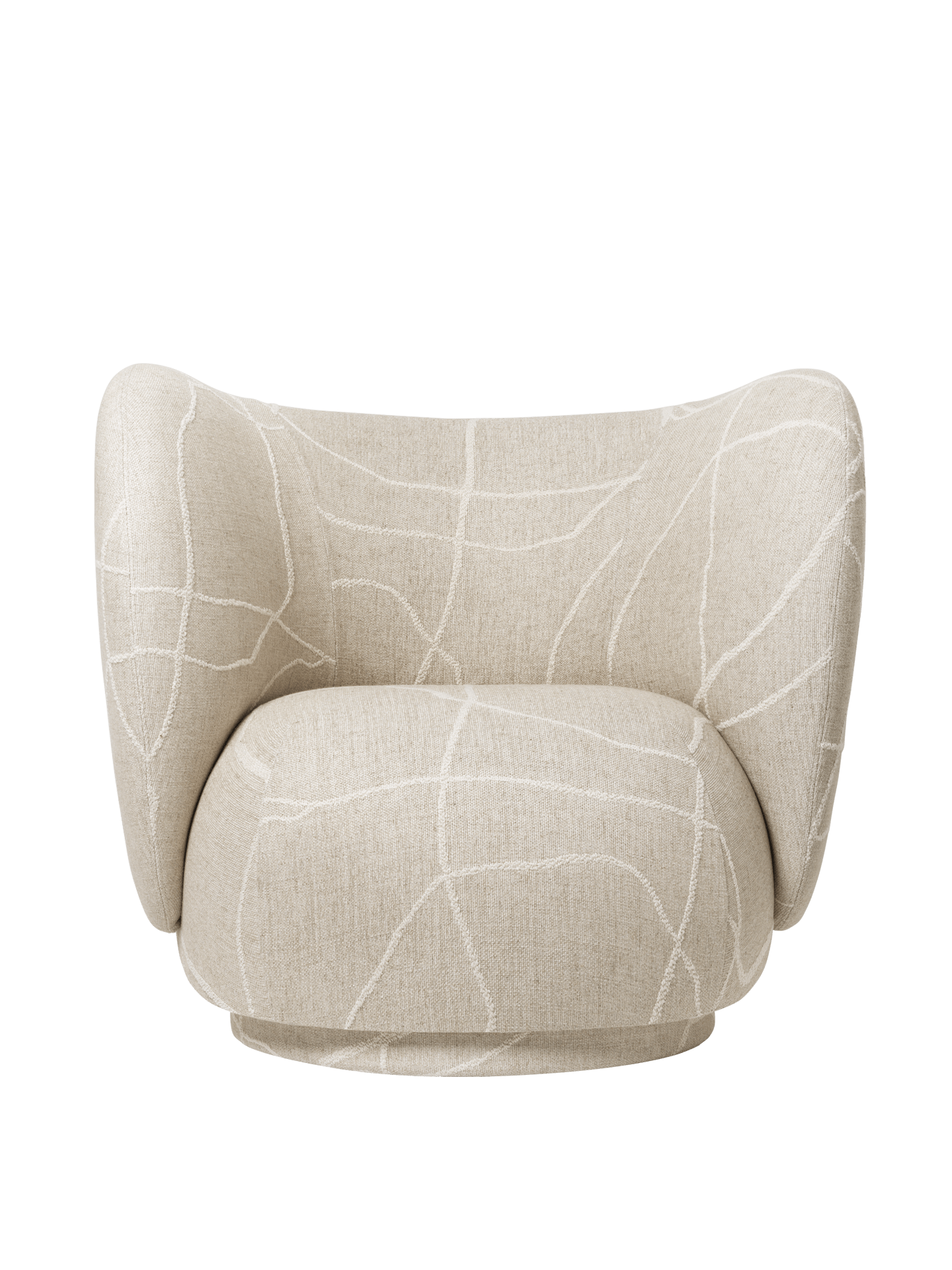 Rico Lounge Chair - Can Lis - Sand/Off-White