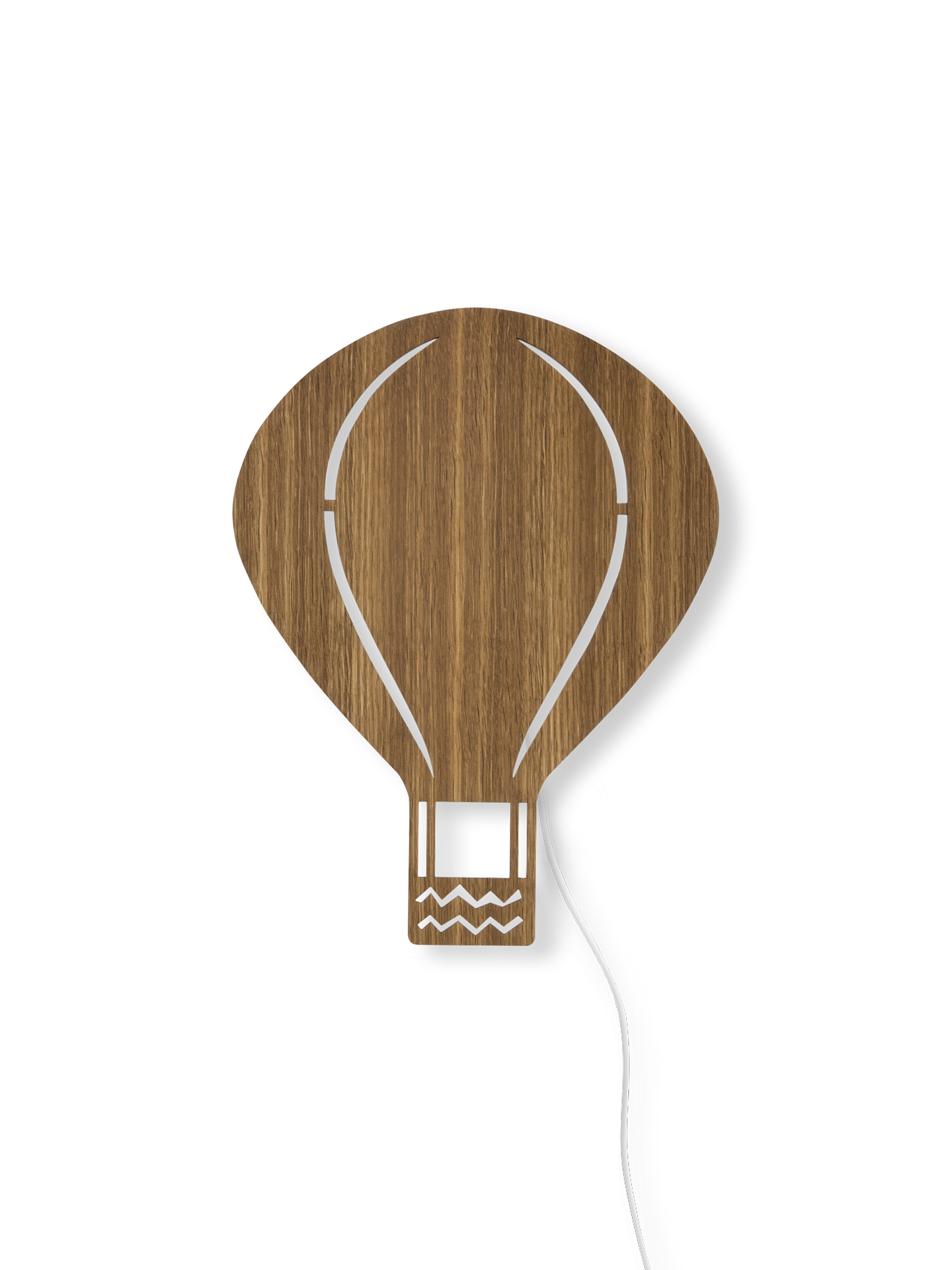 Air Balloon Lamp - Smoked Oak