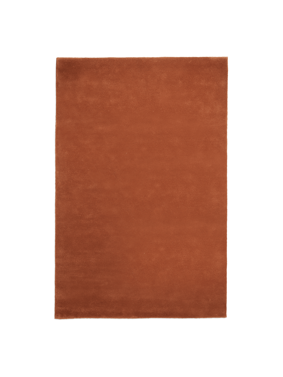 Stille Tufted Rug - Red Brown | Ferm Living