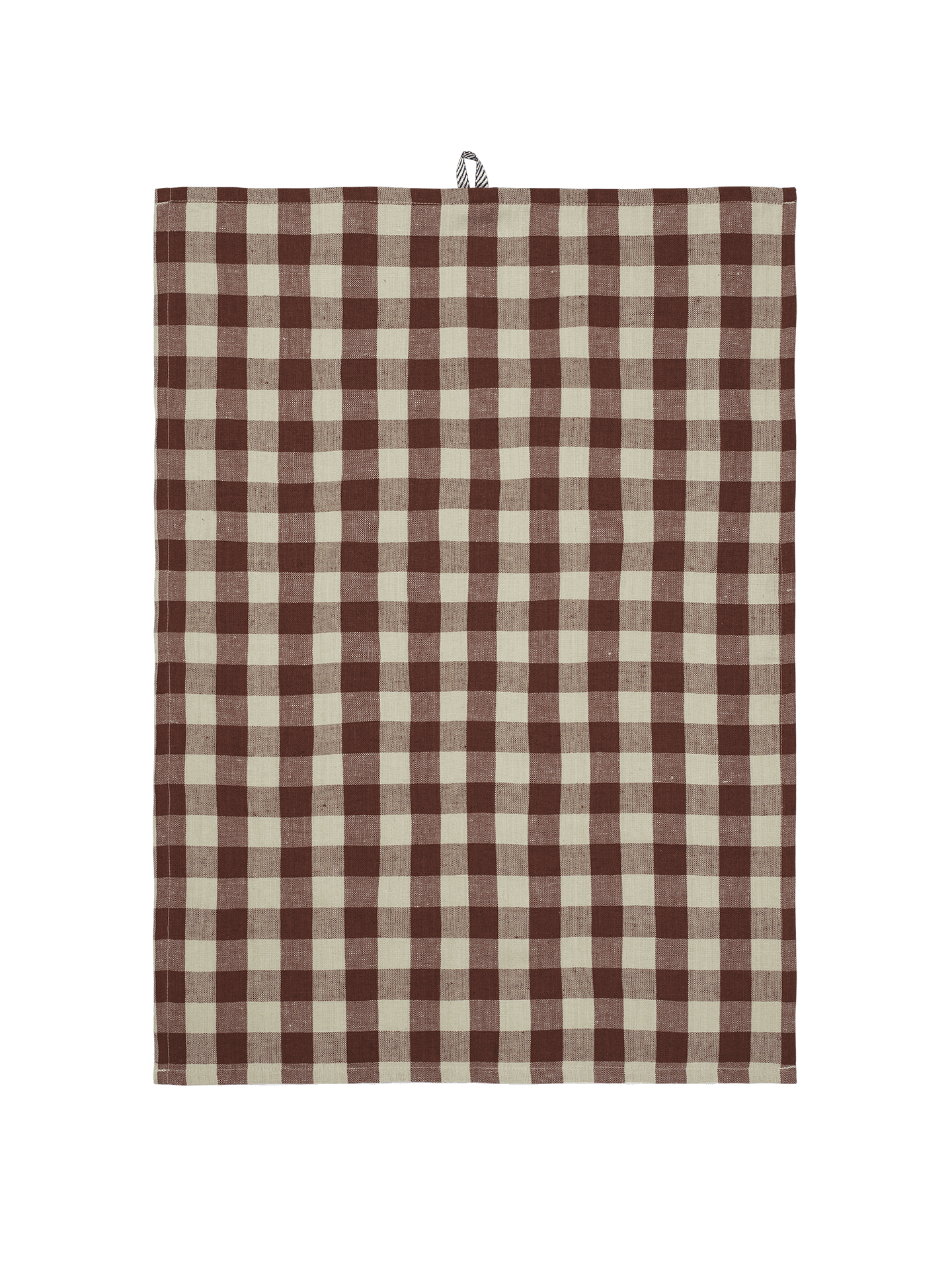 Hale Tea Towel - Cinnamon/Grey Green