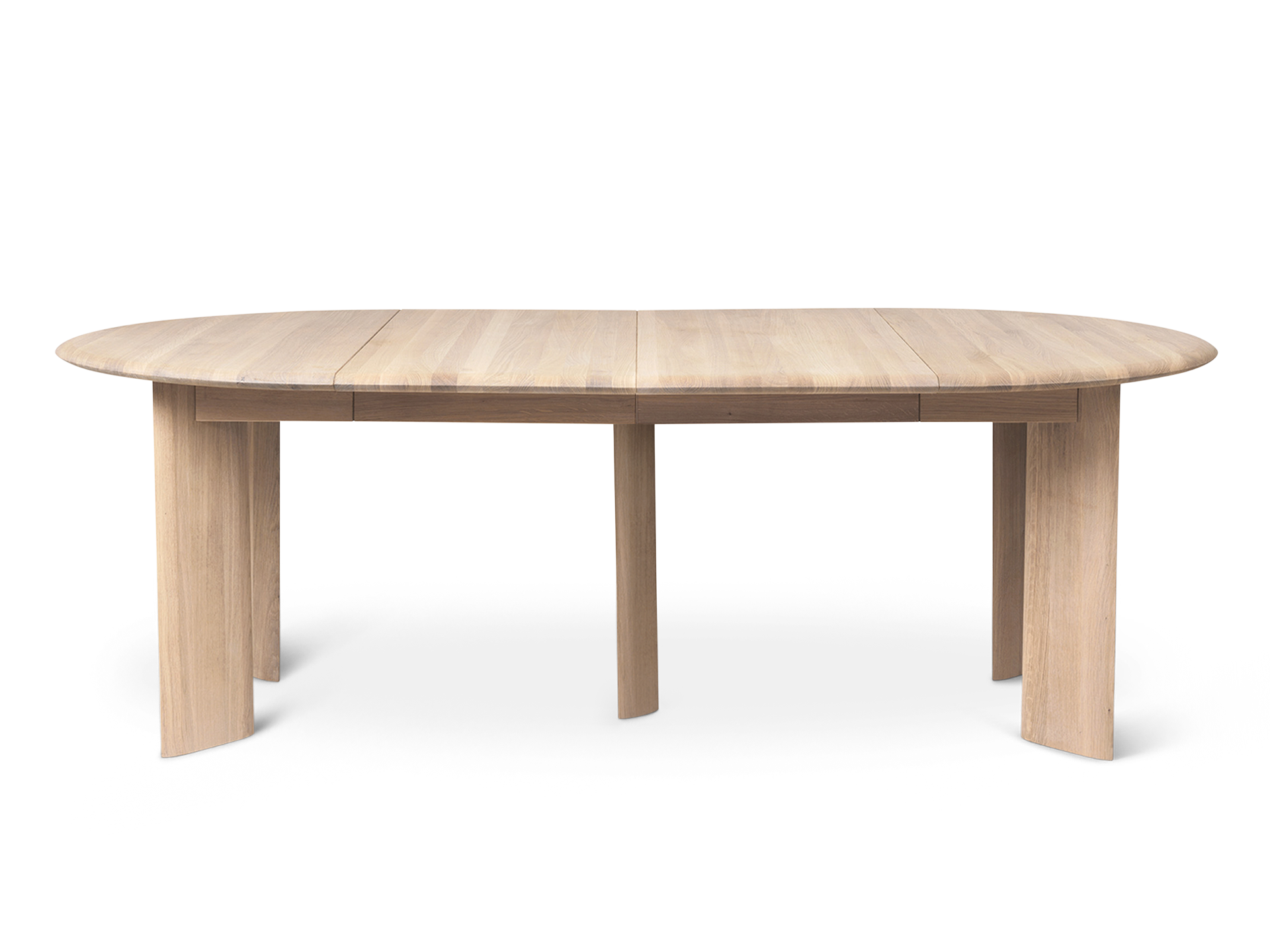 Bevel Table - Extendable x 2 - White Oiled Oak