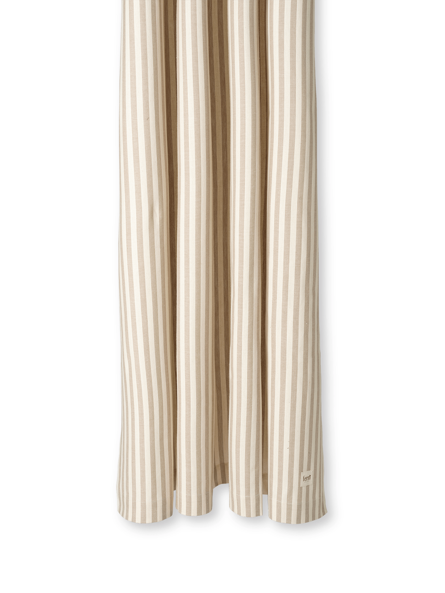 Chambray Shower Curtain - Sand/Off-White