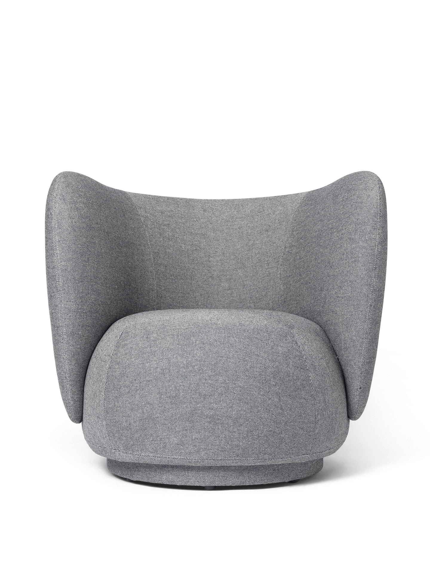 Rico Lounge Chair - Main Line Flax - Navy Melange