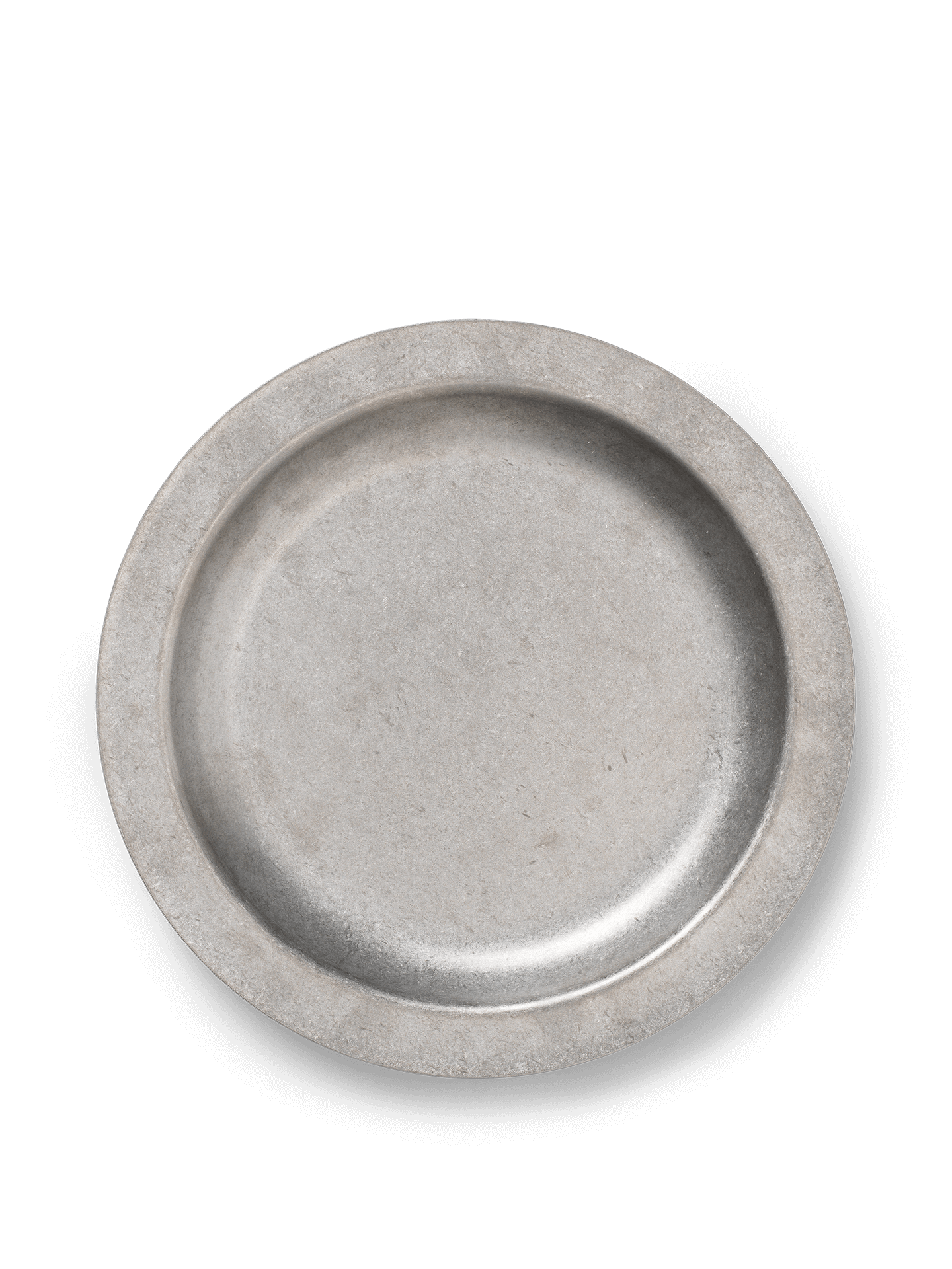 Tumbled Plate - Stainless Steel