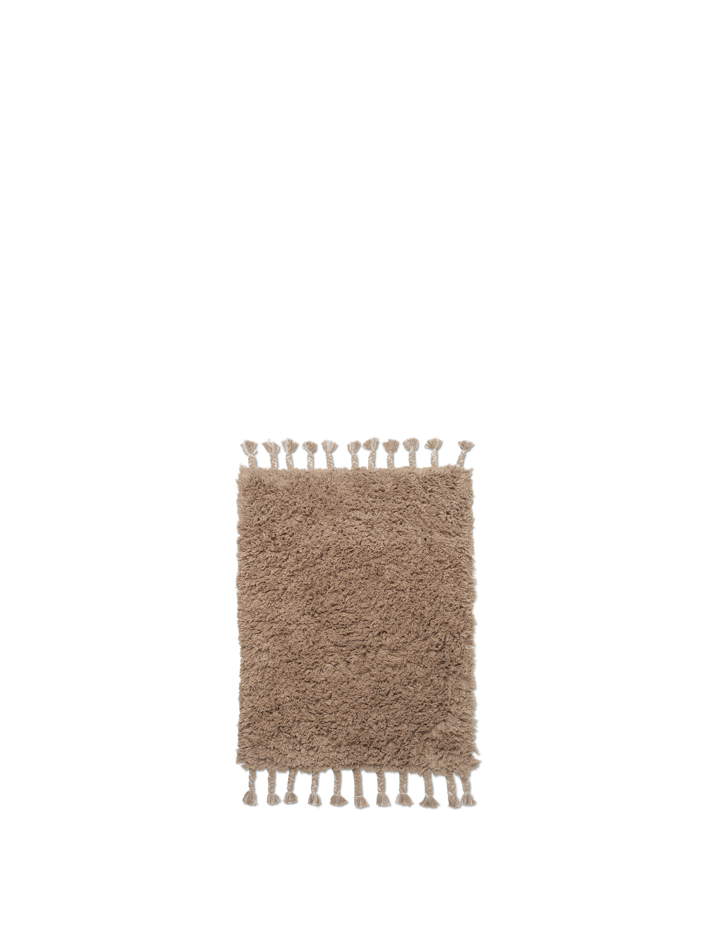Amass Long Pile Mat - White Pepper