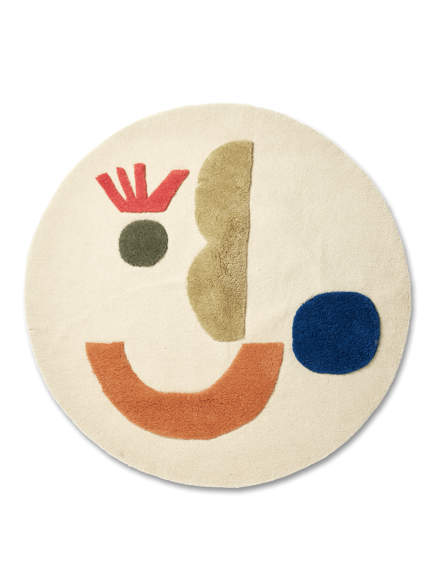 Panto Tufted Rug - Off-white