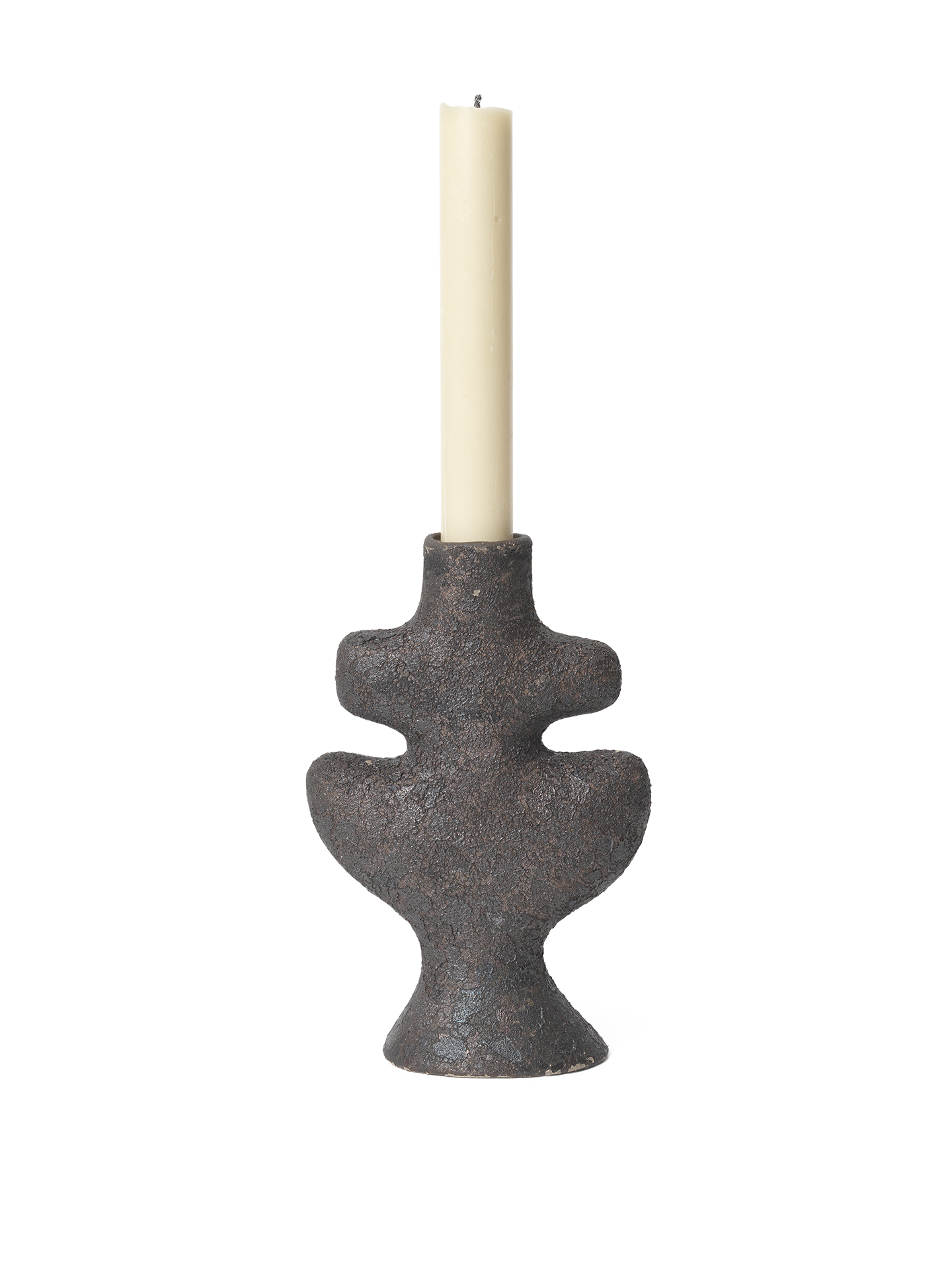 Yara Candle Holder - Small - Rustic Iron