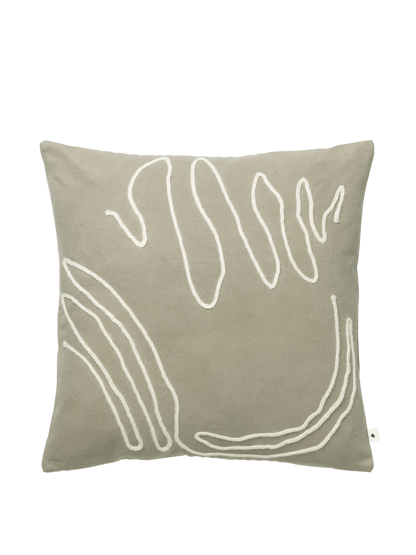 Jot Cushion - Elm Green