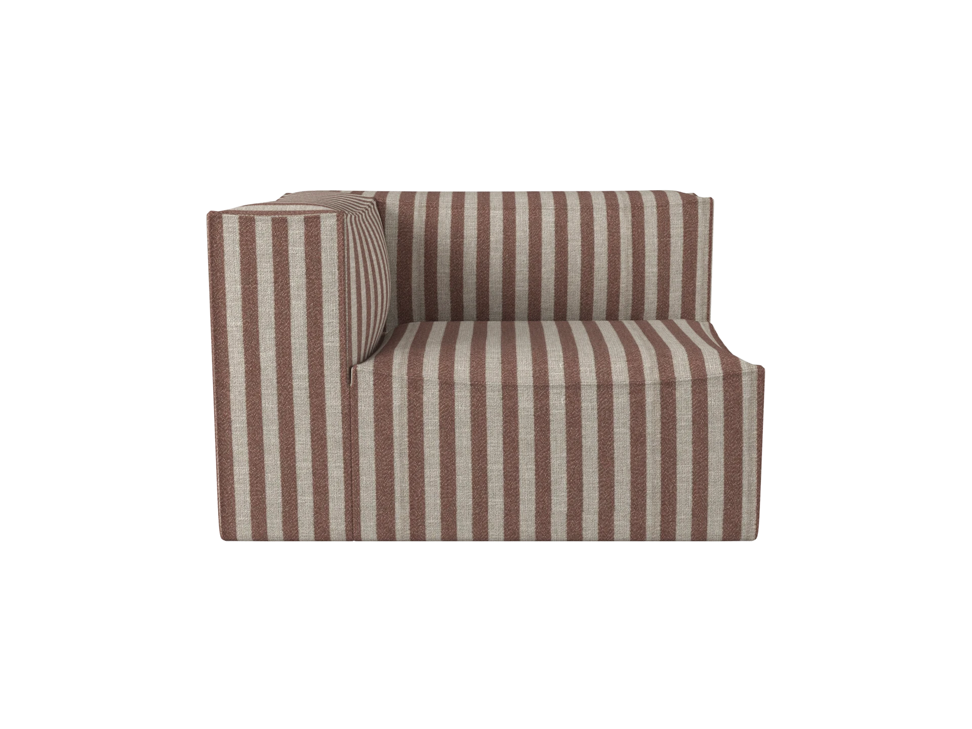 Catena Sofa Armrest Left S400 - Louisiana - Sand/Chocolate