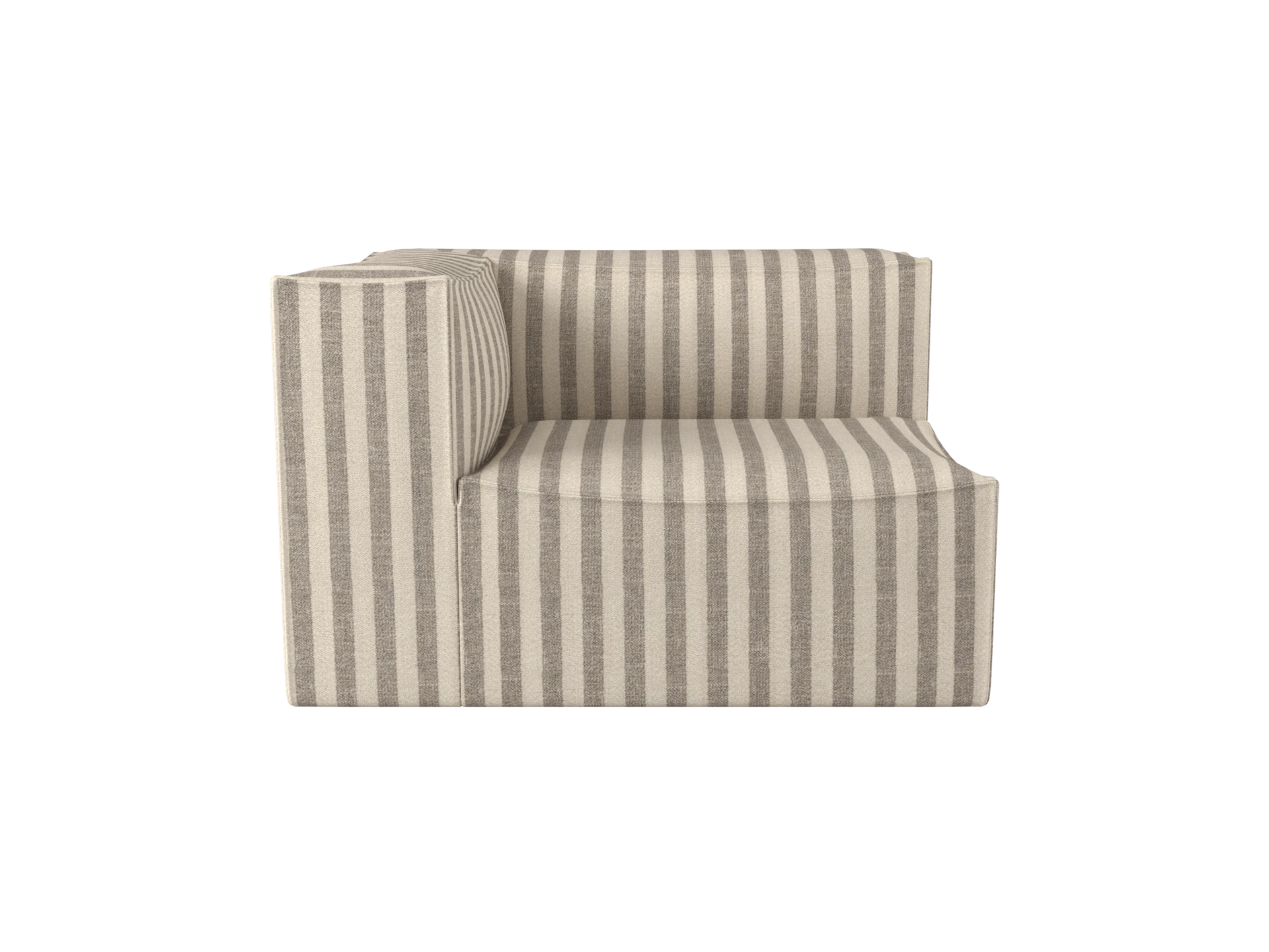 Catena Sofa Armrest Left S400 - Louisiana - Sand/Off-White