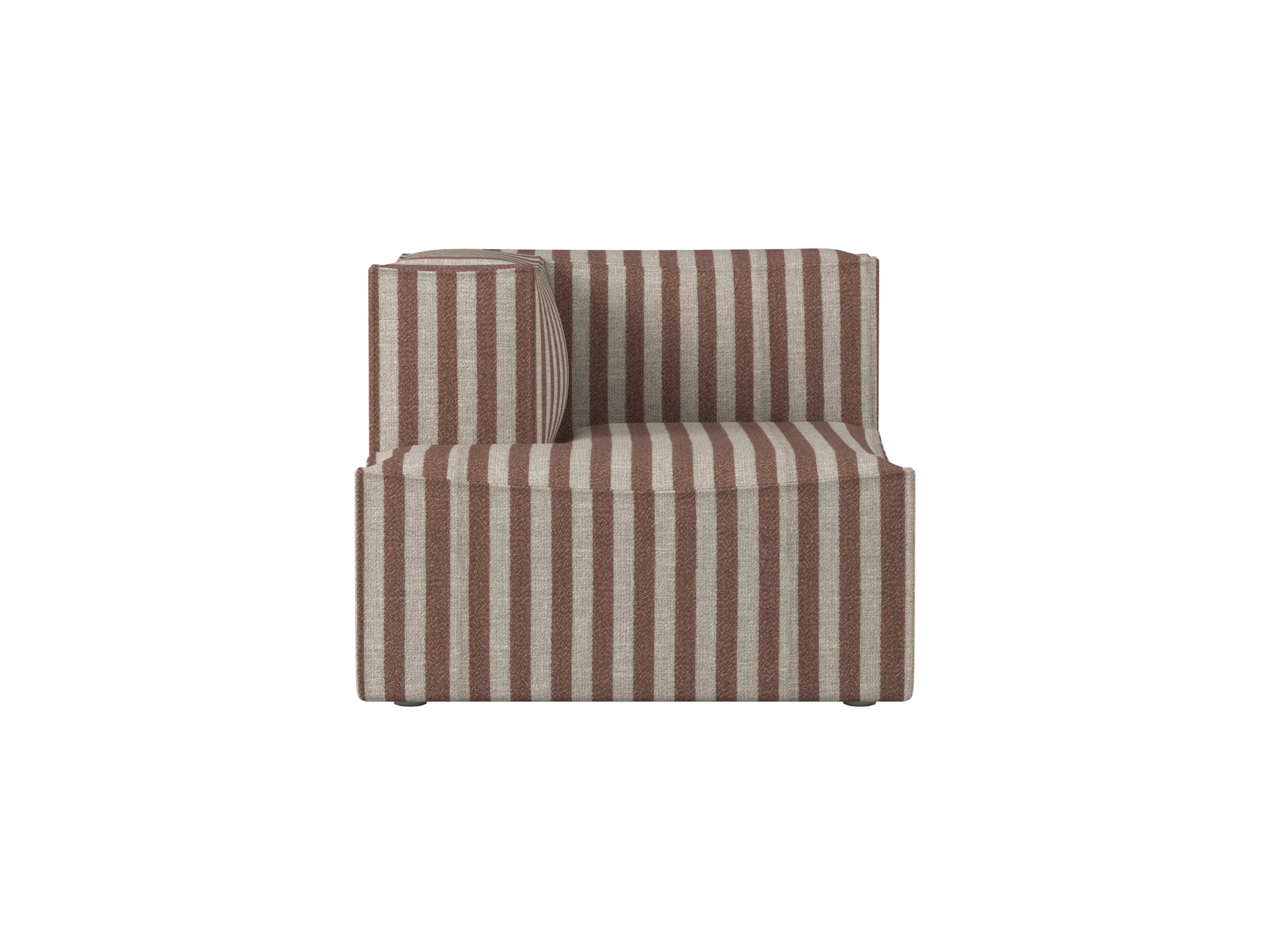 Catena Sofa Chaise Longue Left S600 - Louisiana - Sand/Chocolate