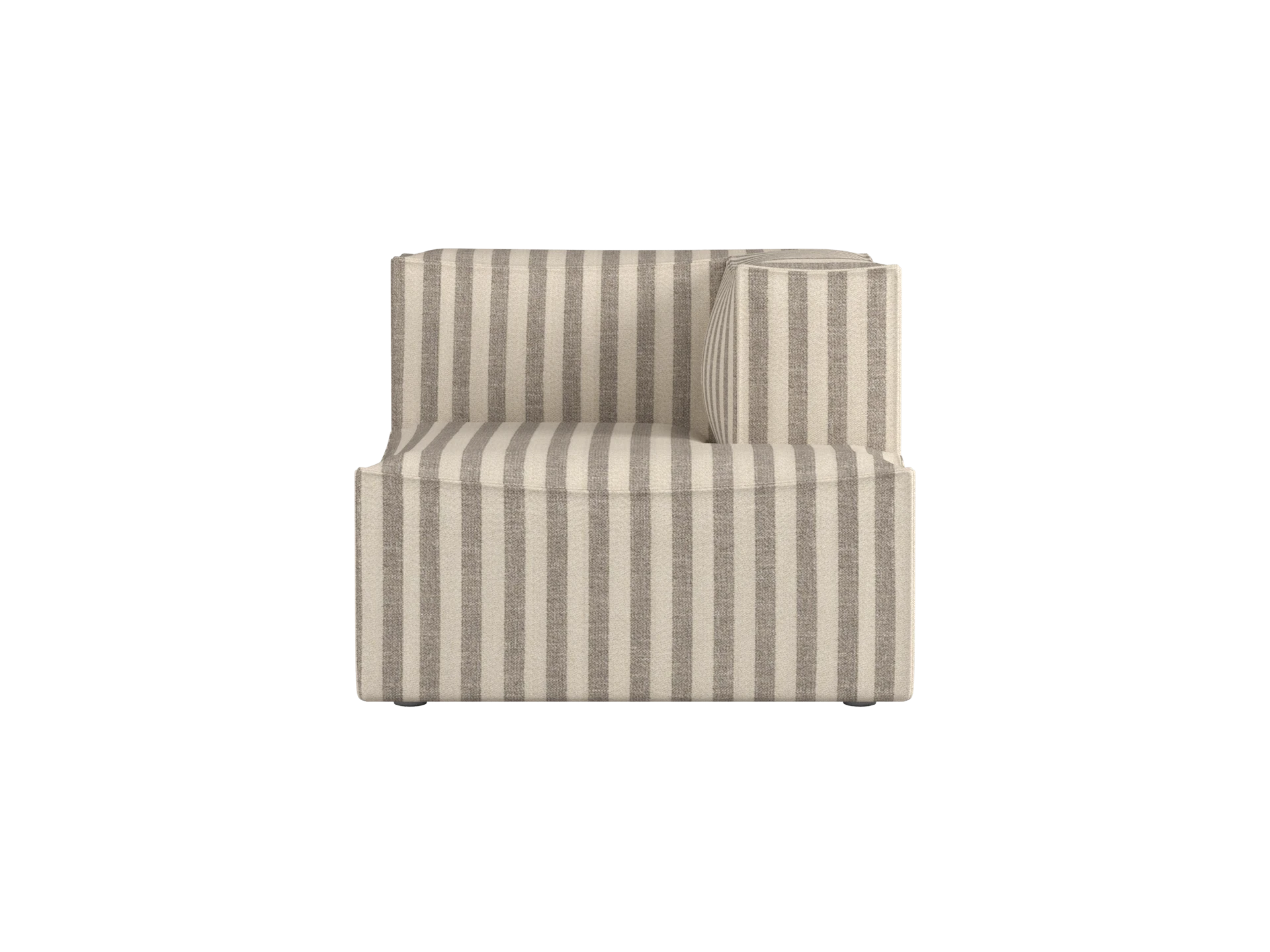 Catena Sofa Chaise Longue Right S601 - Louisiana - Sand/Off-White