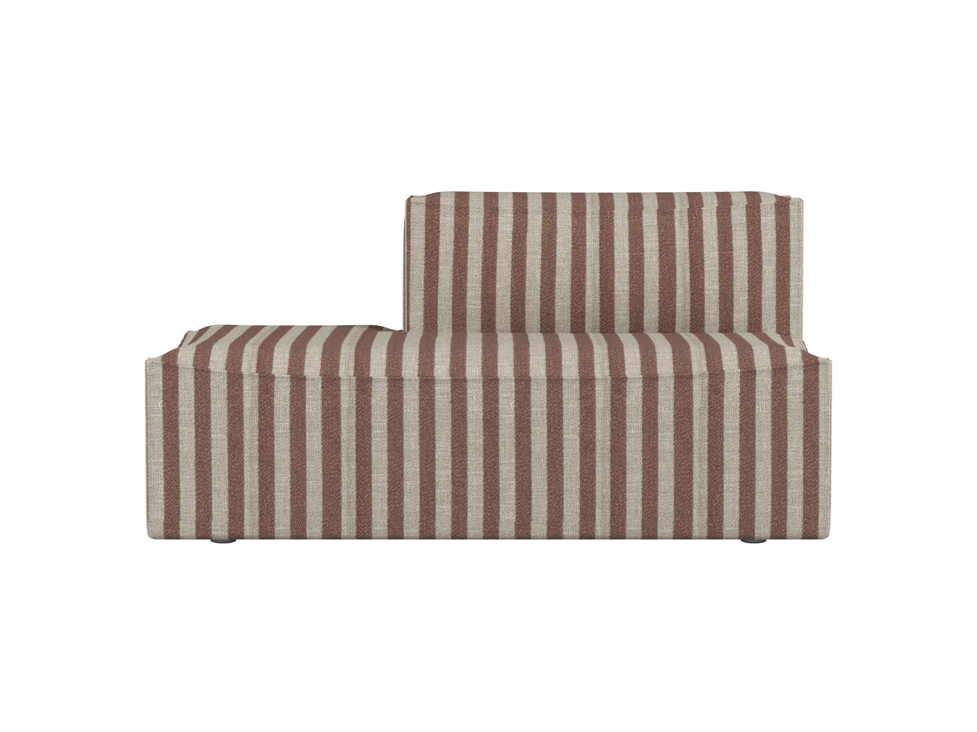 Catena Sofa Open End Left S300 - Louisiana - Sand/Chocolate
