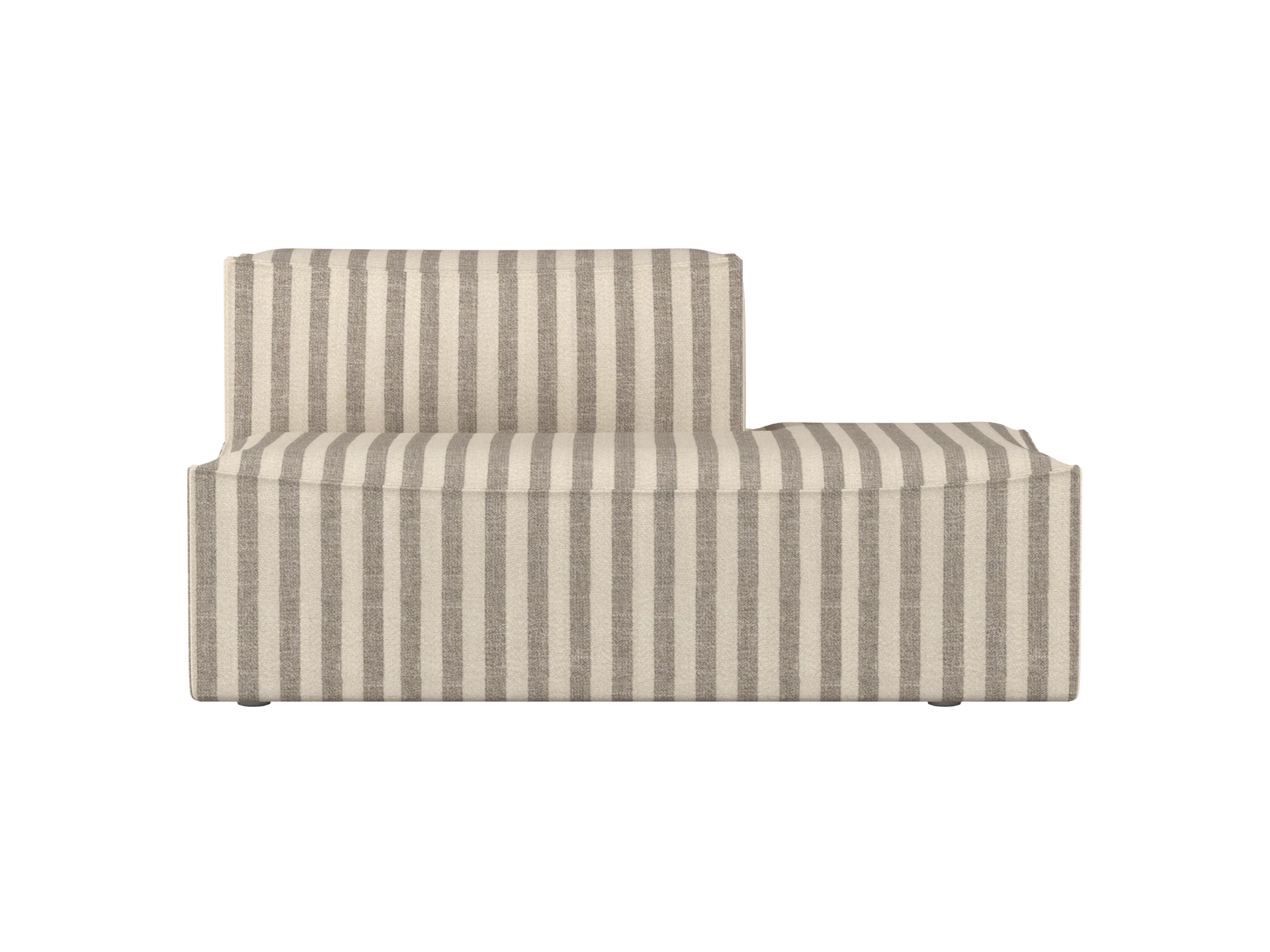 Catena Sofa Open End Right S301 - Louisiana - Sand/Off-White