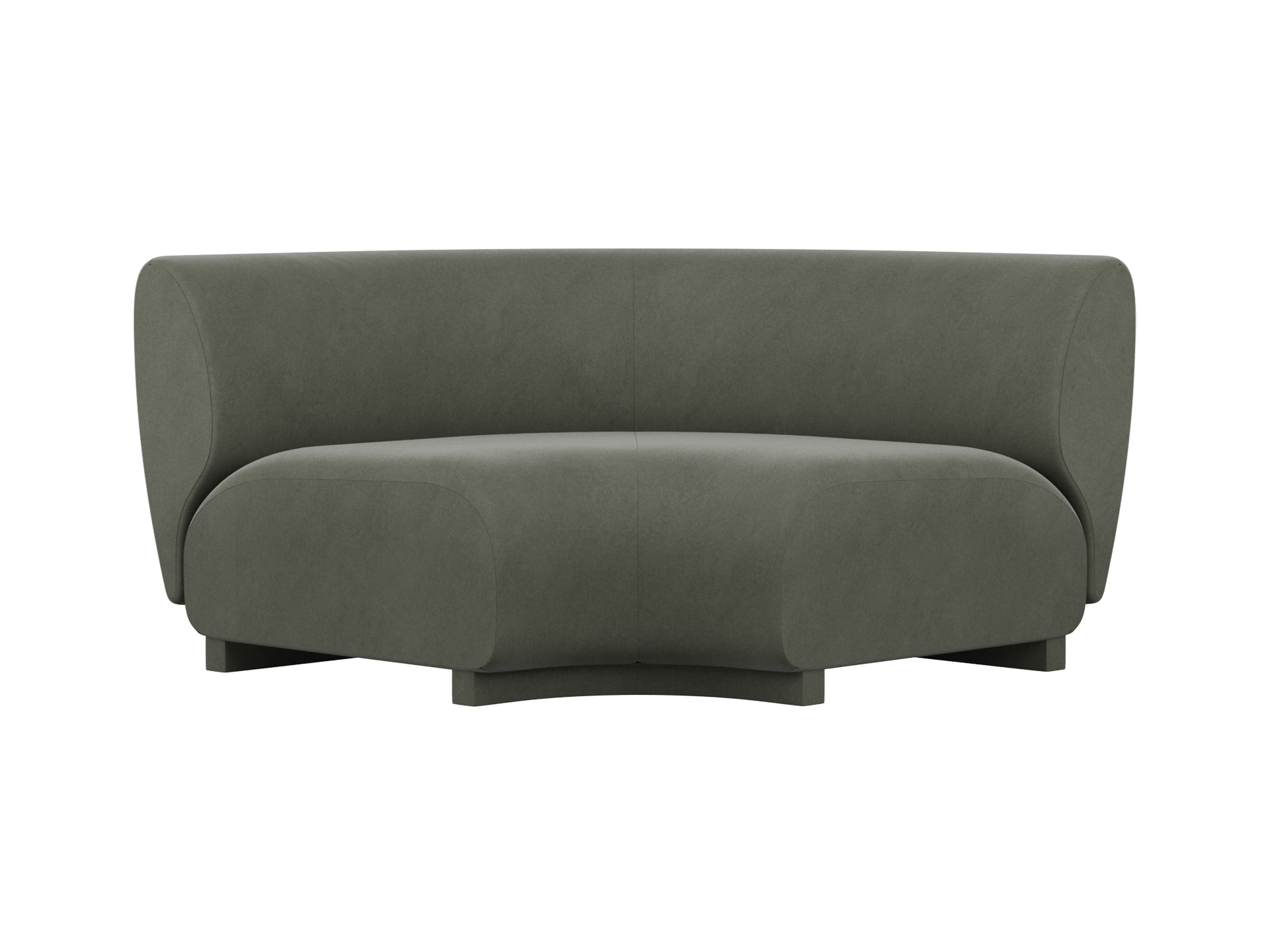 Rico Sofa Corner - Wide - Rich Velvet - Pine