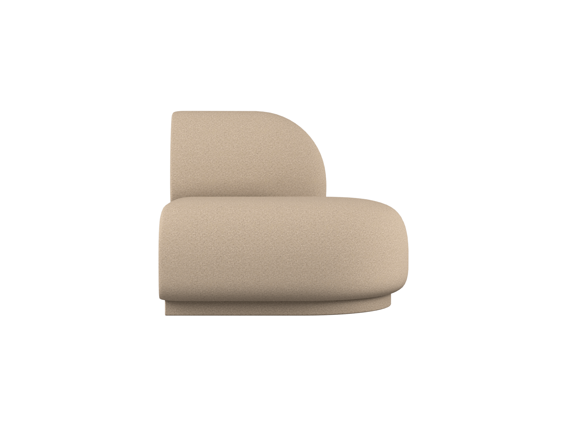 Rico Sofa Open End Left - Brushed - Sand