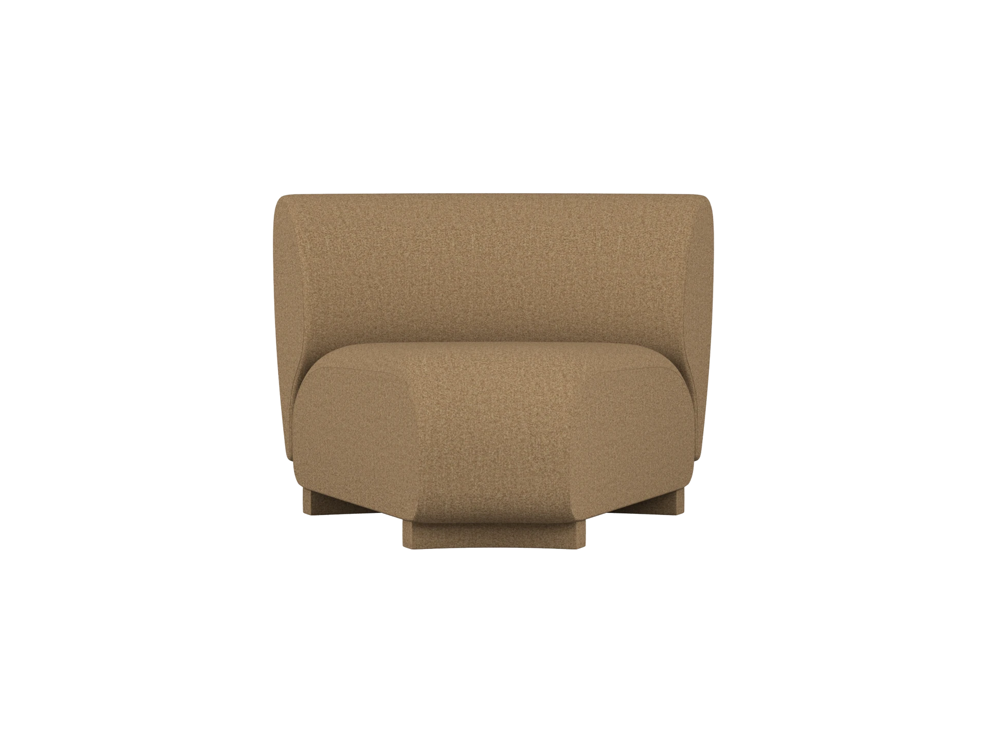 Rico Sofa Corner - Narrow - Raw Bouclé - Tan