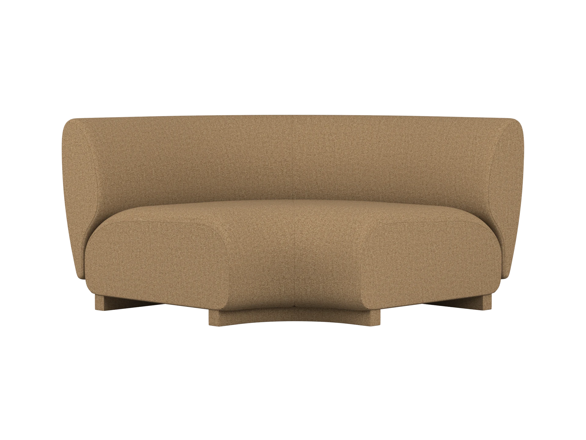 Rico Sofa Corner - Wide - Raw Bouclé - Tan
